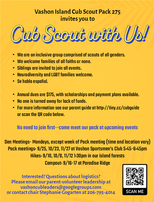 join cub scouts